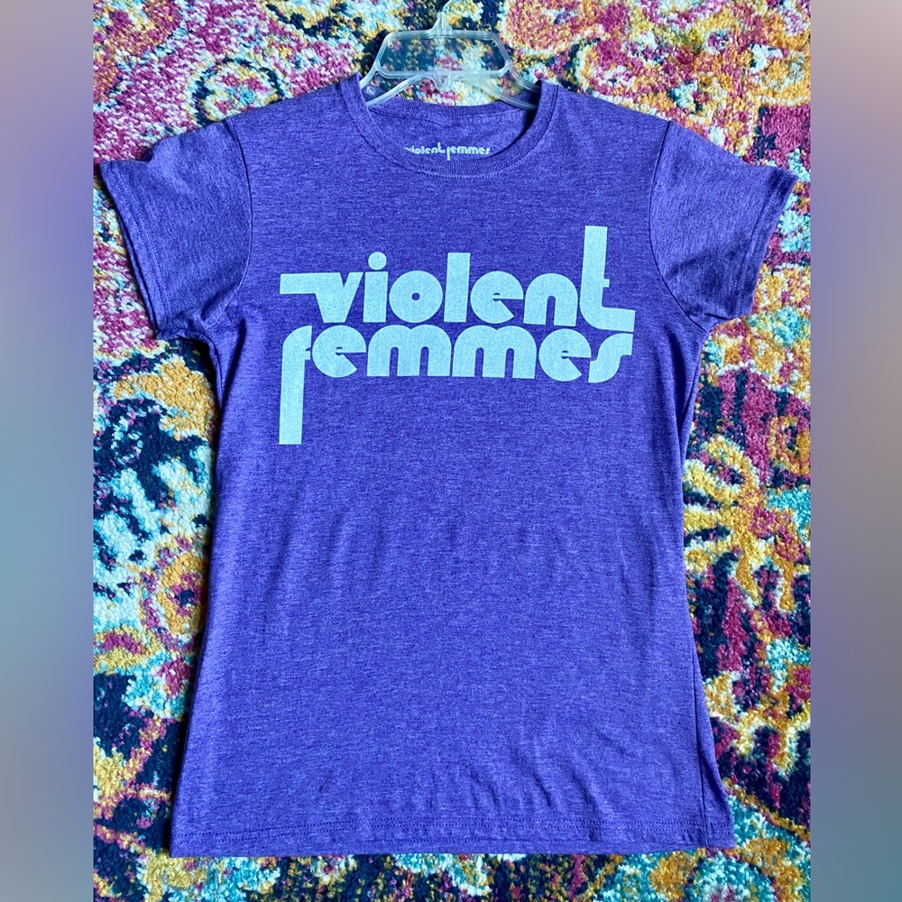 Violent Femmes 2018 signed concert FITTED T-shirt SM / MED